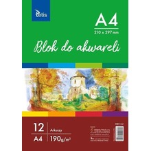 Blok do akwareli A4 12 kartek KB011-A4