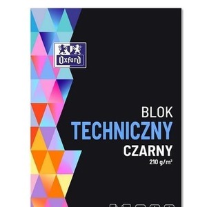 Blok do malowania A3/10K czarny (10szt) OXFORD