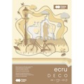 Blok Hobby Deco Ecru A4 5 kolorów 20 arkuszy 170g Happy Color
