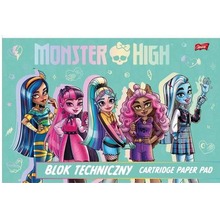 Blok techniczny A4/10K Monster High (10szt)