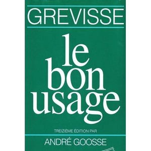 Bon usage 13e edition