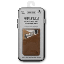 Bookaroo Phone pocket - portfel na telefon brąz
