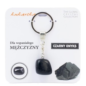 Brelok Dla wspaniałego mężczyzny czarny onyks