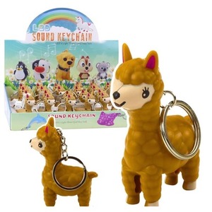 Brelok do kluczy lama latarka