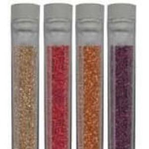 Brokat czerwony 6,5g 4szt