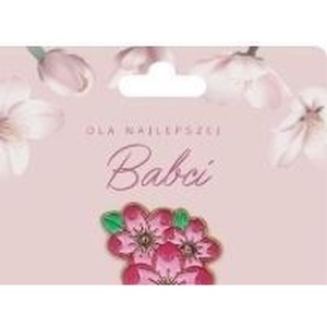 Broszka prezentowa Najlepsza Babcia