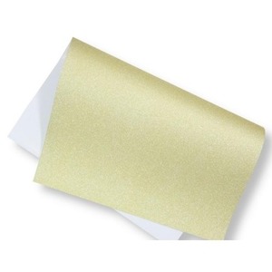 Brystol brokatowy 200g 40x60cm cytrynowy 5ark