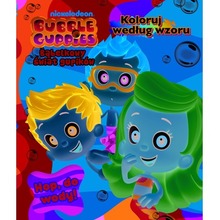 Bubble Guppies.Bąbelkowy świat gupików.HOP DO WODY! Koloruj według wzoru