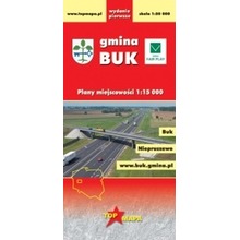 Buk - plan miasta, mapa gminy