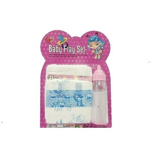 Butelka i pieluszka dla lalek