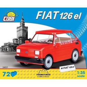 Cars Mały Fiat 126P 1994 - 1999 72 klocki