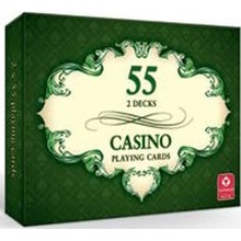 CASINO - karty do gry 2 x 55 kart CARTAMUNDI