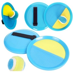 Catch ball na rzepy zółto-niebieski