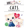 Cats. Coloring book