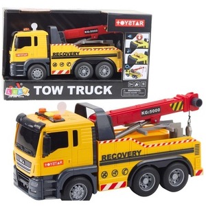 Ciężarówka budowlana z regulowanym dźwigiem