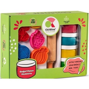 Ciastolina naturalna zestaw Warzywa i Owoce