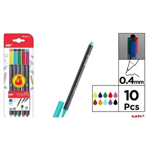 Cienkopis 0.4mm 10 kolorów