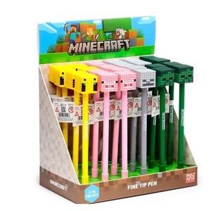 Cienkopis z silikonową nakładką Minecraft (24szt)