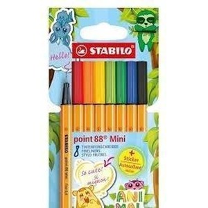 Cienkopisy point 88 Mini Animal vibes 8szt