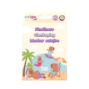 Cienkopisy Strigo Kapibara 8 kolorów