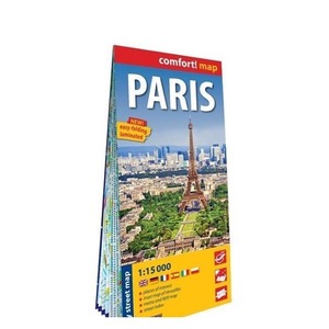 Comfort! map Paryż plan miasta 1:15 000