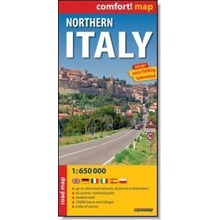 Comfort! map północne Włochy 1:650 000 mapa