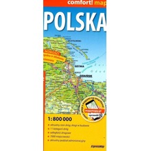 Comfort! map Polska 1:800 000 w.2022