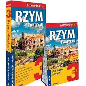 Comfort! map Rzym i Watykan 3w1