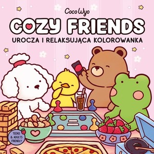 Cozy Friends. Urocza i relaksująca kolorowanka