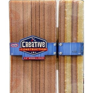 Creative Construction - Wood 4 pak