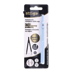 Cyrkiel automatyczny Strigo ze skuwką niebieski