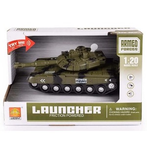 Czołg wóz militarny światło i dźwięk