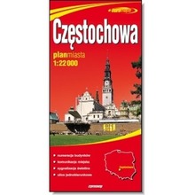 Częstochowa - plan miasta 1:22 000