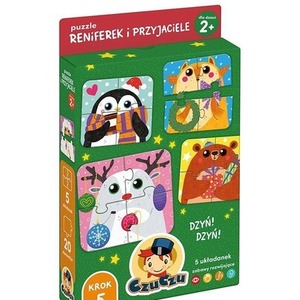 CzuCzu Puzzle Reniferek i przyjaciele dla dzieci
