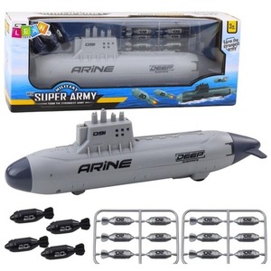 Łódź podwodna strzelająca szara 28cm