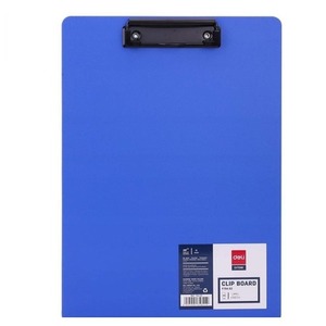 Deska z klipem A4 PP niebieska DELI