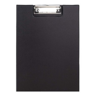 Deska z klipem A4 zamykana czarna DELI