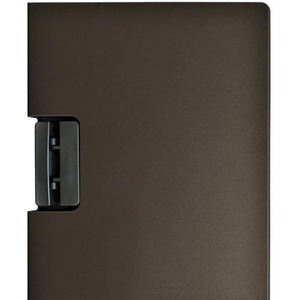 Deska zamykana z klipem ciemnoszara A4