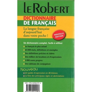 Dictionnaire de francais 65000 mots definitions...