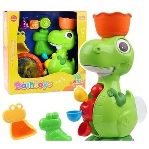 Dinozaur z młynkiem do kąpieli 8el
