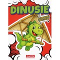 Dinusie. Kolorowanka komiksowa z naklejkami