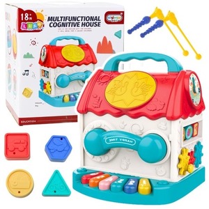 Domek interaktywny sorter z dźwiękiem