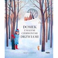 Domek z małymi czerwonymi drzwiami
