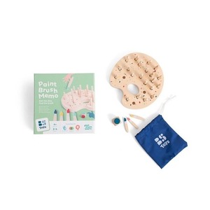 Drewniana gra pamięciowa Kolorowe pędzle