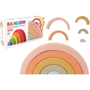 Drewniana tęcza rozwojowa