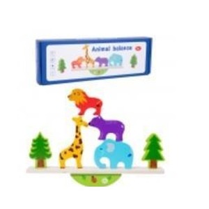 Drewniane zwierzęta balansujące