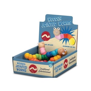 Drewniany elastyczny robak MIX