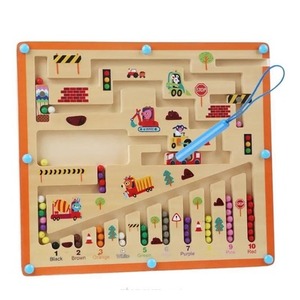 Drewniany labirynt magnetyczny