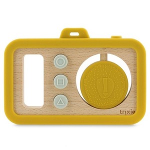 Drewniany silikonowy aparat dla niemowląt