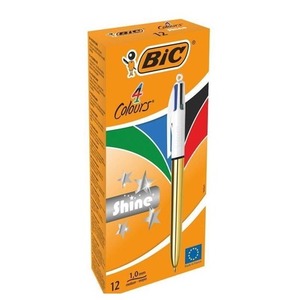 Długopis 4 colours Shine gold BIC (12szt)